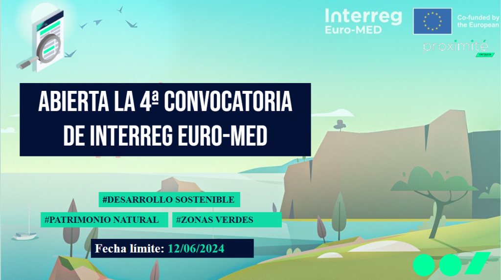 Abierta la 4ª convocatoria del programa Interreg Euro-MED